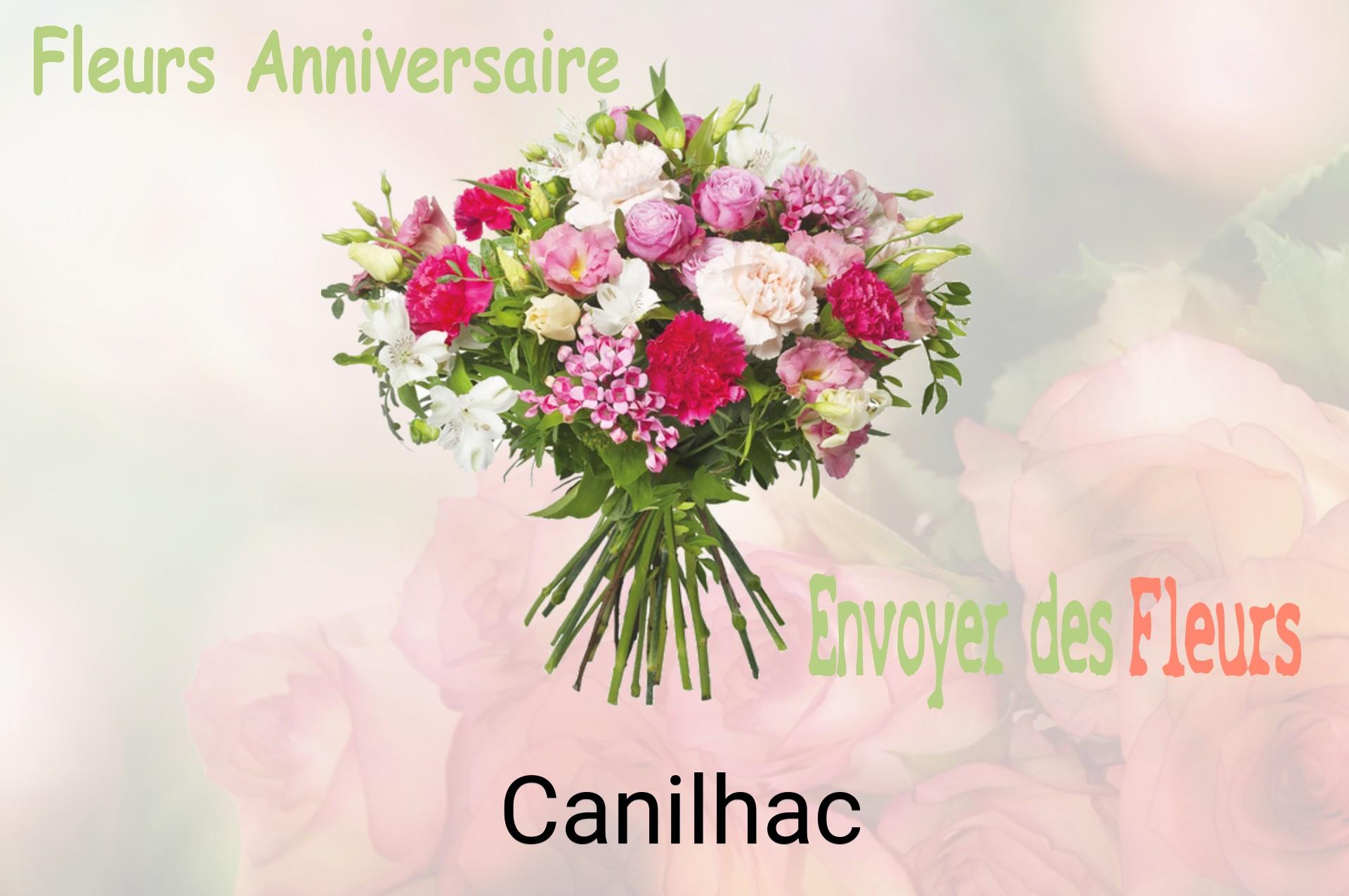 Bouquet de fleurs d’anniversaire livré à Canilhac